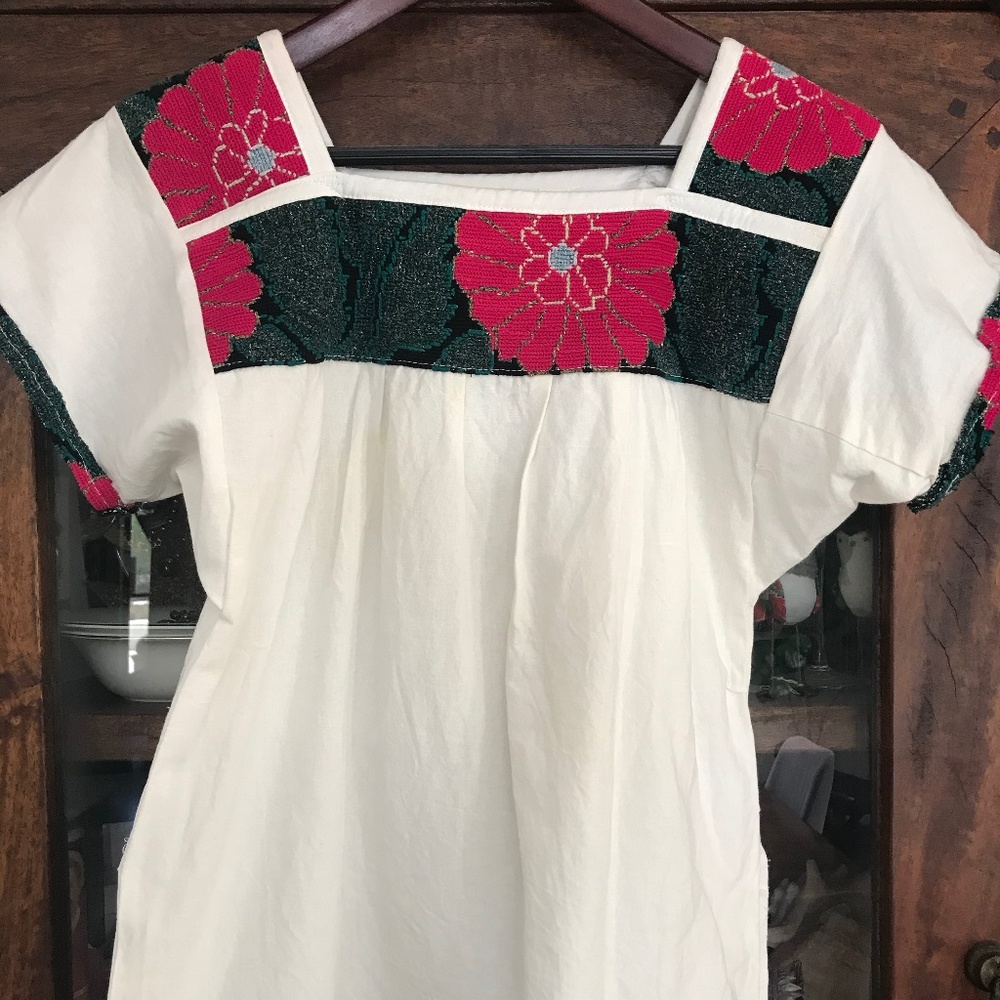 Beautiful embroidered Huipil